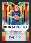 2024-25 ZACH EDEY 22/49 AUTO PANINI COURT KINGS HEIR APPARENT RC AUTOGRAPHS