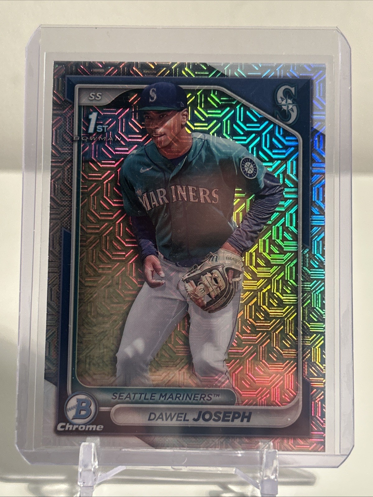 2024 Bowman Chrome - Prospects Dawel Joseph #BCP-176 Mojo Refractor (RC)