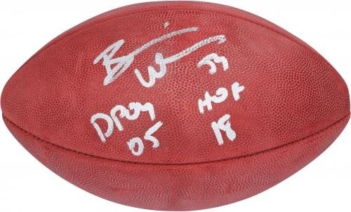 Brian Urlacher Chicago Bears Signed Duke Full Color Football with Multiple Inscs - Image 2 of 4