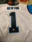 Cam Newton Autograph Signed Carolina Panthers Football Jersey Fanatics Authentic