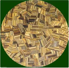 18" coffee center marble table top inlay decor home tiger eye malachite antique