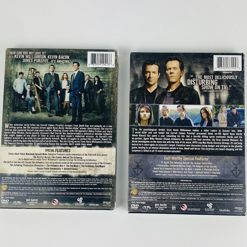 The Following Complete Series Season 1 & 2 Region 1 Kevin Bacon Action - Picture 11 of 11