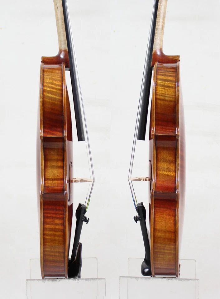Handmade Violin ! 1/4 Size ! M8123 Rich Clear! - Image 3 of 4