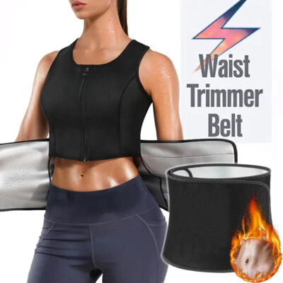 HOT Best Waist Trainer for Unisex Sauna Sweat Thermo Yoga Sports 