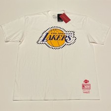 MITCHELL & NESS LOS ANGELES LAKERS NBA T SHIRT (LARGE)