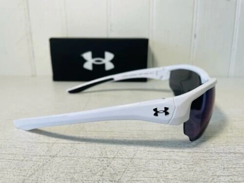 $100 Under Armour UA Blitzing Gafas de sol deportivas Blanco Azul Lentes Espejadas UA0012/S Foto 4 de 4