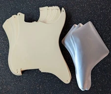 LOT OF 50 1-ply Cream BLANK Pickguards for Fender Stratocaster USA MIM