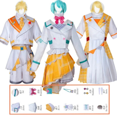 Anime Project Sekai Virtual Singer Cosplay Magical Mirai Cosplay Ren Len Costume