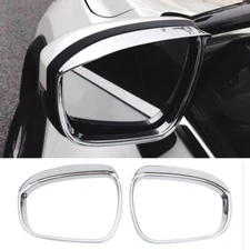 For Nissan Murano 2015-2024 Chrome Rearview Mirror Rain Eyebrow Cover