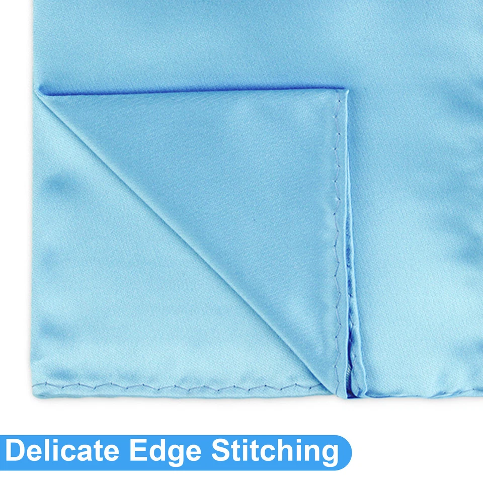 30 шт. мужские атласные шелковые карманные квадраты, разнообразные однотонные носовые платки, для свадебной вечеринки - Изображение 4 из 4