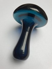 Glas Stopfpilz  mundgeblasen um 1900