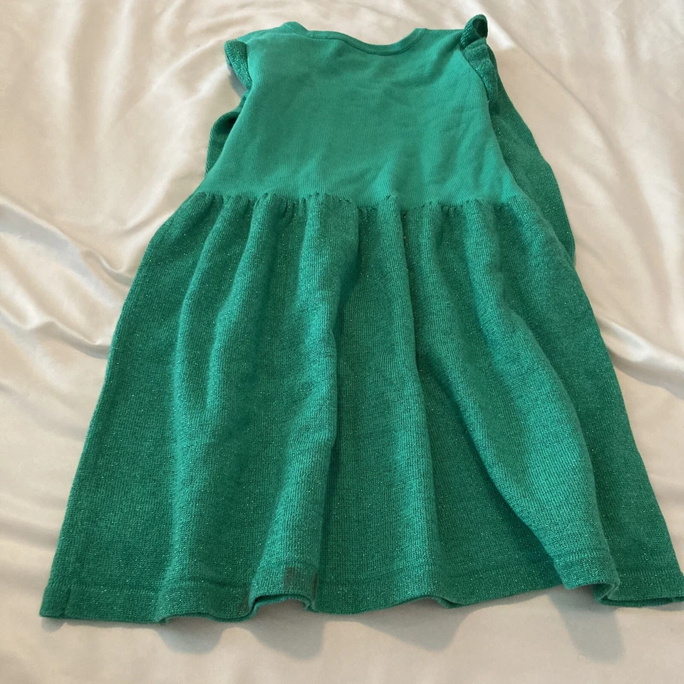 lily pulitzer Girls Caila Sweater Dress Botanical Green Metal Small $98 - Image 2 of 4