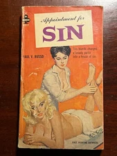Appointment for Sin Paul V Russo Midwood 1962 1960s Vtg PB BK