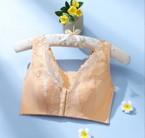 Reggiseno donna copertura completa senza fili sottile chiusura frontale taglie forti intimo 32519 - Foto 16 di 21
