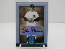 DON LARSEN 2005 DONRUSS GREATS PLATINUM AUTOGRAPH AUTO! SP! NEW YORK YANKEES!