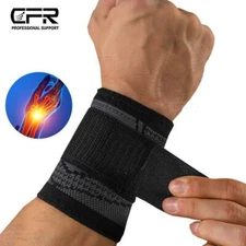 Wrist Brace Support Compression Arthritis Carpal Tunnel Gym Sports Hand Sprains