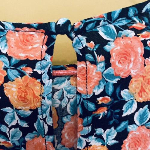 RIVER ISLAND Black Orange Floral Long Sleeve Top / Blouse - Size 8 Petite - Picture 5 of 5