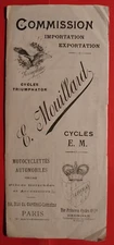 BICYCLE CATALOG CYCLES TRIUMPHATOR 1920 - 30 C. - VELO 自転車 BICYCLE BICYCLE