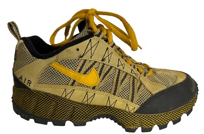 Nike Air Humara QS Mens 7.5 Buff Gold Black Trail Running Shoes FJ7098-700