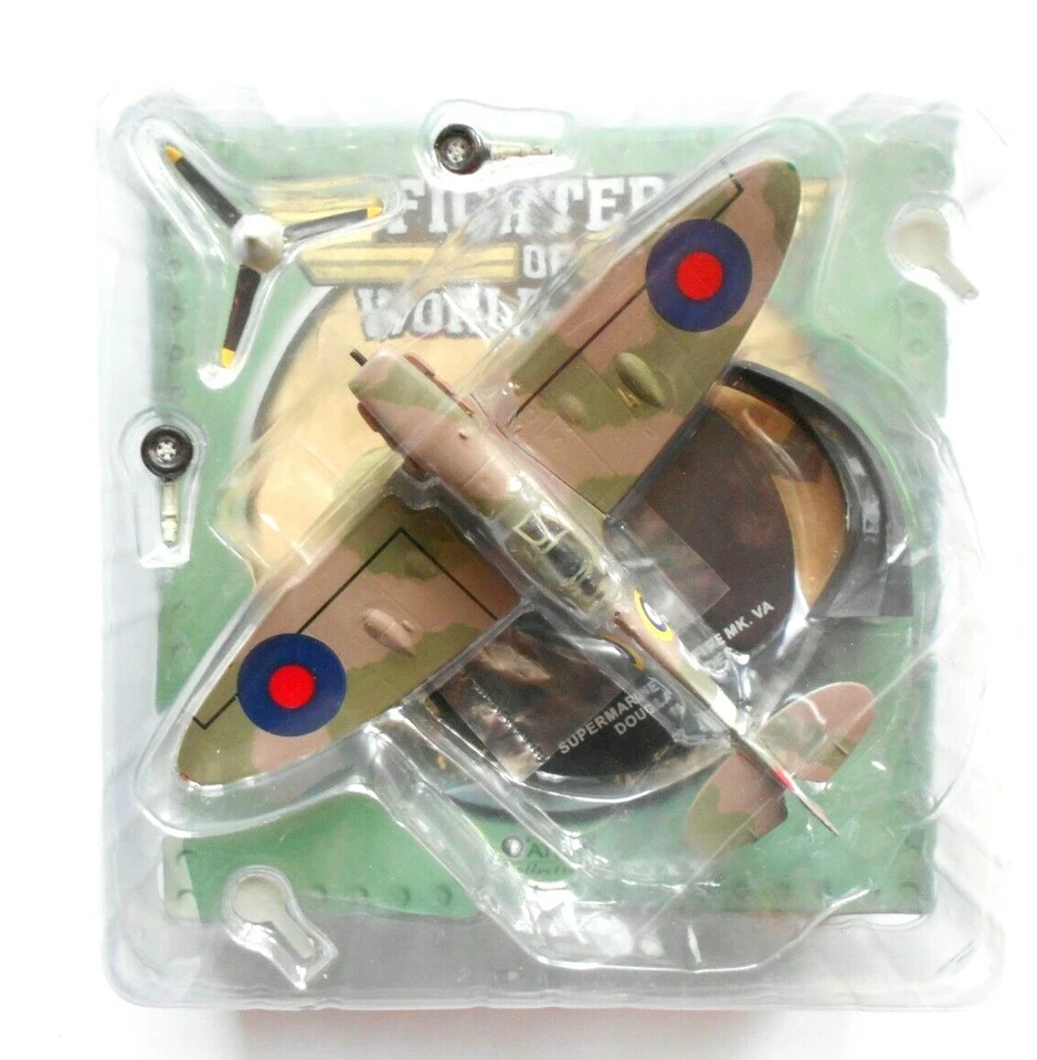 SUPERMARINE SPITFIRE MK. VA  DOUGLAS BADER 1941 ATLAS Fighters  1:72 #009 - Immagine 2 di 3