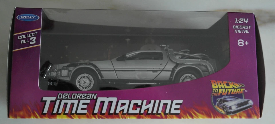 RITORNO AL FUTURO : Modellino Auto DELOREAN in scala 1:24 - Immagine 3 di 4