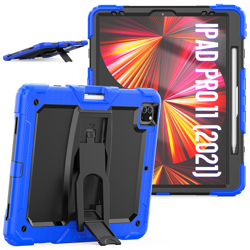 Heavy Duty Shockproof Rugged Stand Case Cover For iPad Pro 11" 12.9" 2021 2020 - Picture 35 of 125