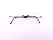 Silhouette Eyeglasses, Frames Only, 6227 60 6061 Silver/Blk, Titanium, Austria
