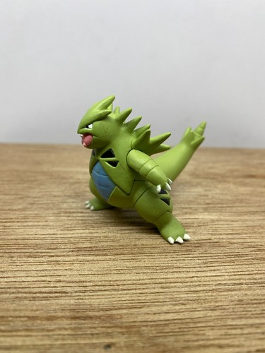 Pokemon Tomy Zukan Scale 1/40 Tyranitar Figure Japan - Picture 5 of 7