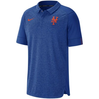 New York Mets Shirt Nike Polo Men's Small Performance Dri Fit MLB