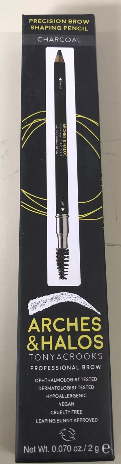 Precision Brow Shaping Pencil by Arches and Halos - Charcoal