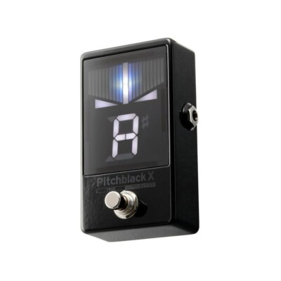 Korg Pitchblack X PB-X Pedal Tuner Black Compact Ultra Buffer for Guitar/Bass