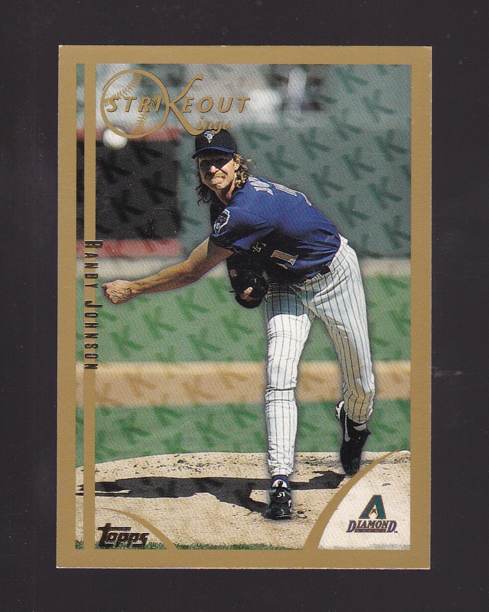 1999 Topps Randy Johnson #448 Arizona Diamondbacks