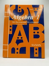 Saxon Algebra 1 Teacher s Textbook Second Edi...
