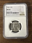 1964 NGC MS65 Washington Quarter #B34511