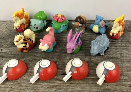 Vintage Pokémon Launchers 1999 Burger King Toy Complete Set With Extras RARE