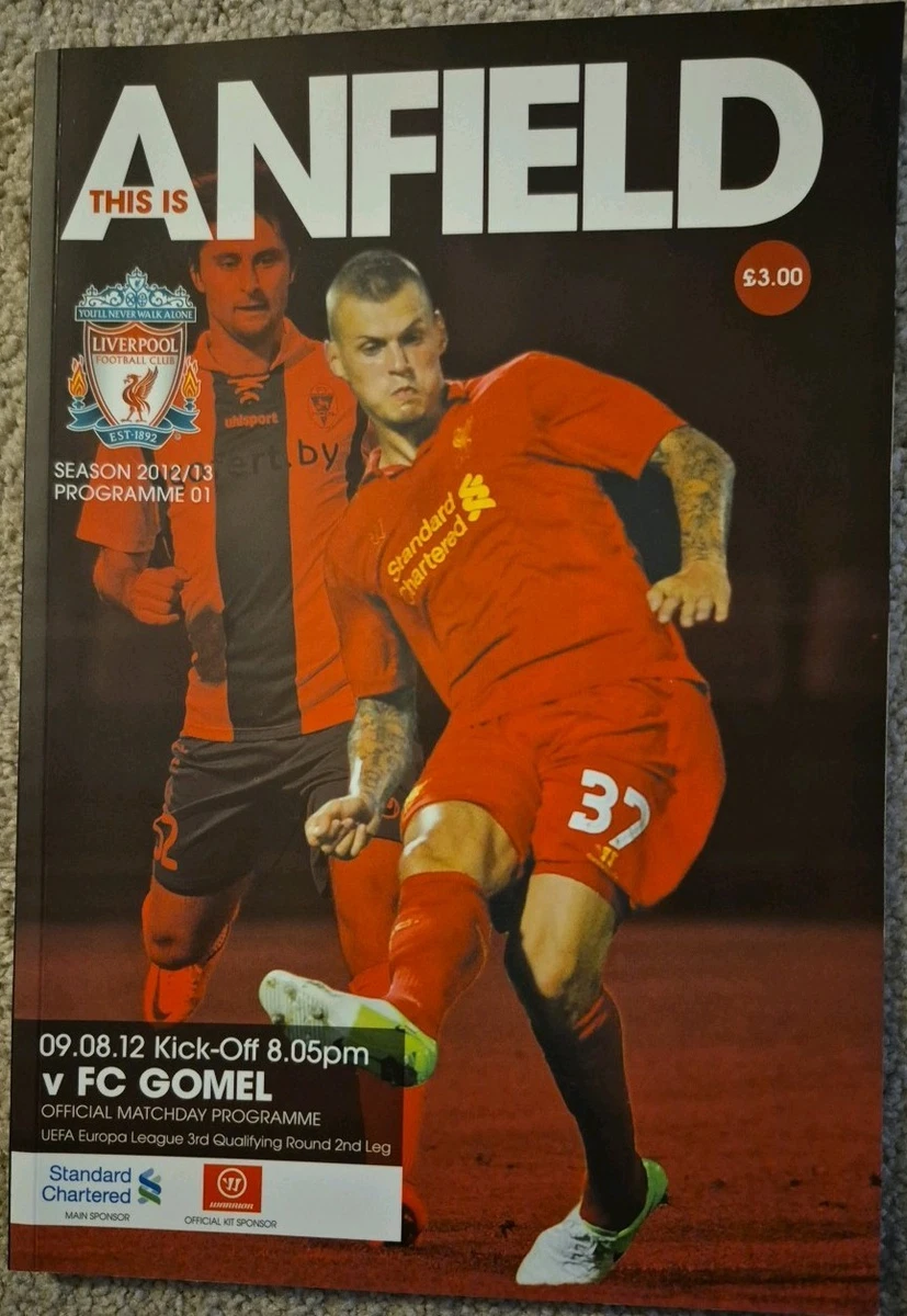Programme Match Amical Liverpool Vs Valencia - 09/08/2003 - Léger Pli