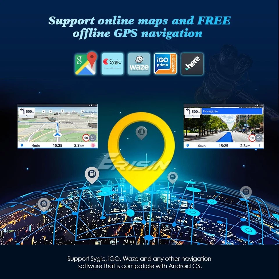 8.8" 64GB Android 13 Autoradio GPS Navi für Audi A4/S4/RS4 CarPlay DAB+Wifi DSP - Bild 3 von 4