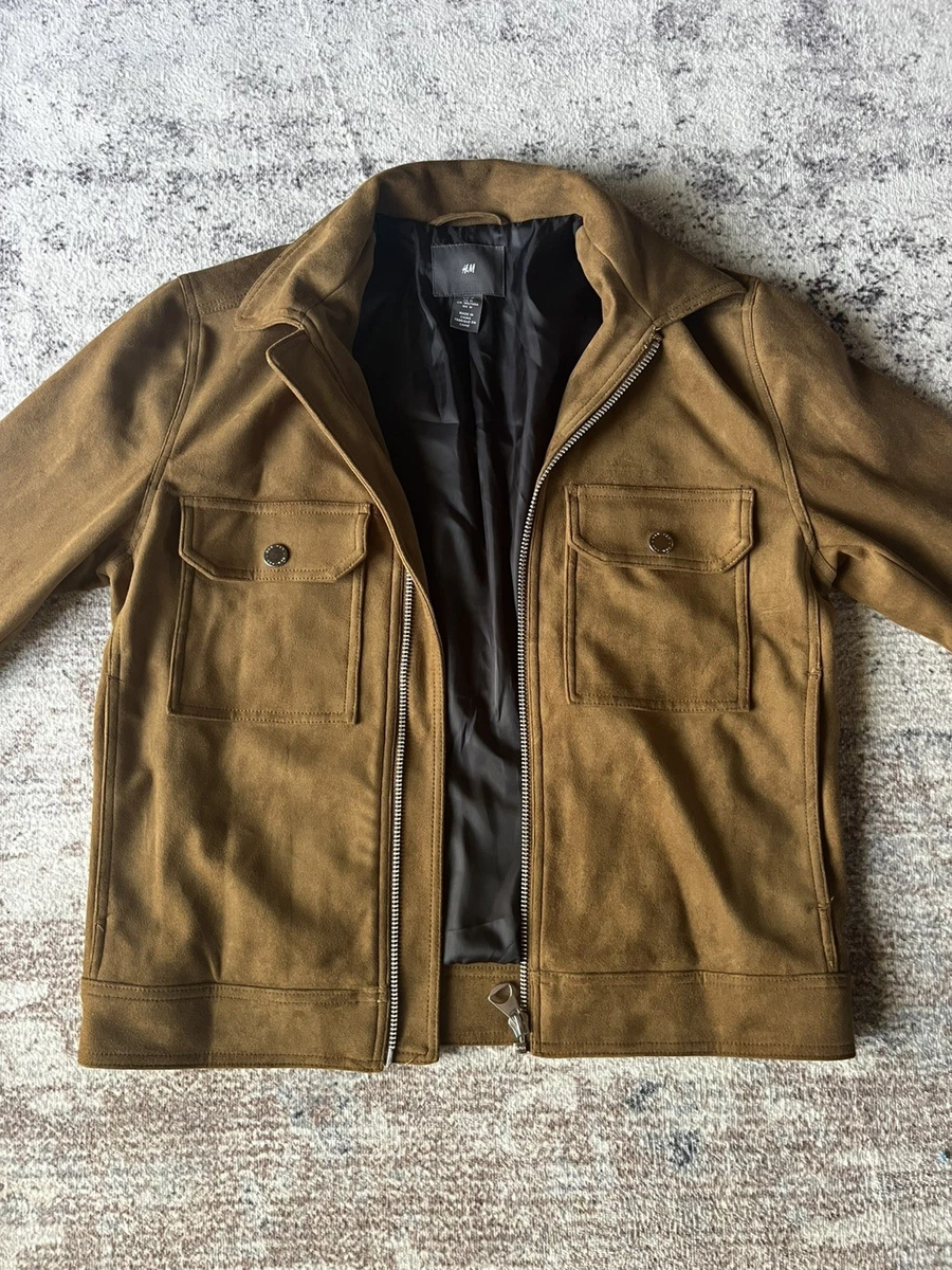 Zip Suede Outer Shell Coats, Jackets & Vests for Men for sale | eBay