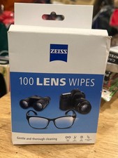 ZEISS Gentle and Thorough Cleaning Eyeglass Lens Cleaner Wipes, 100 Count