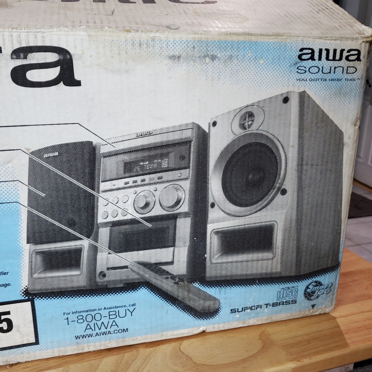 Aiwa XR-M55 Mini Audio System for sale online | eBay