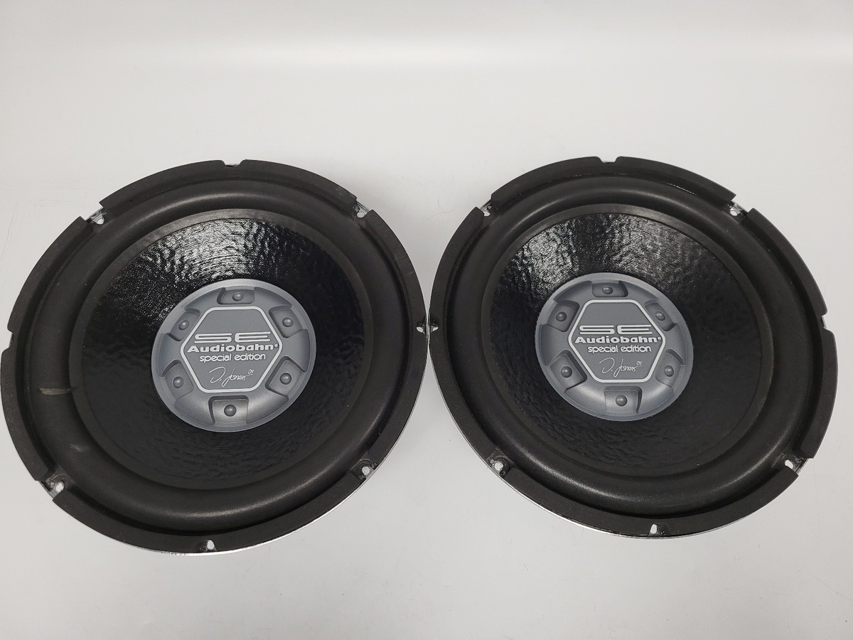 Pair of 2 Audiobahn AW1251SE Subwoofers 12