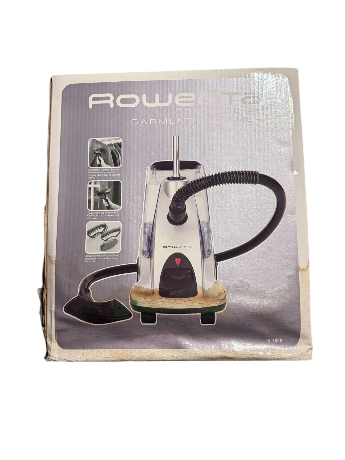 Rowenta IS-7800 Commercial Garmet Steamer Full Size Stand New Open Box