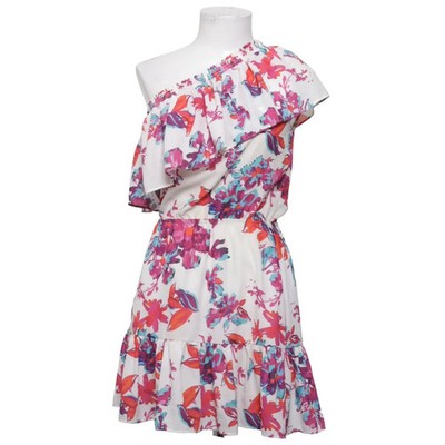 Devlin, Kleid, Größe: XS, Weiß/Mehrfarbig, Polyester, Blumen, Damen #veT