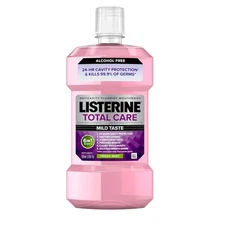 Listerine Total Care Alcohol-Free Anticavity Fluoride 16.9 Fl Oz (Pack of 1) 