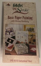 Folk Art Basic Paper Painting VHS **Buy 2 Get 1 Free**