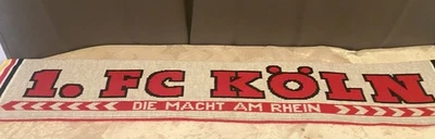 1.FC Köln Original Fan Schal "1.FC KÖLN DIE MACHT AM RHEIN" TOP - Bild 1 von 4