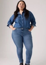 Levi’s 721 High Rise skinny Women’s plus size Jeans NWT 26W