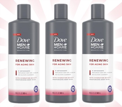 new dove body wash for men