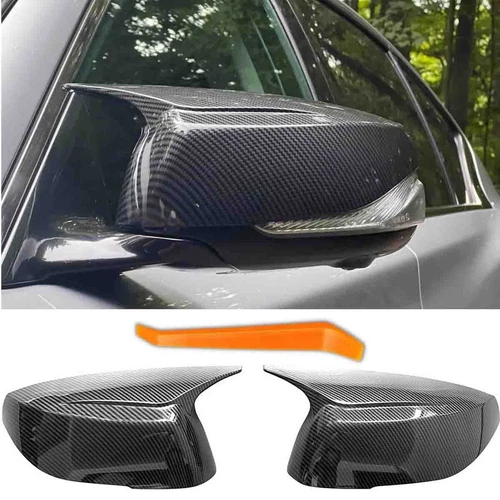 Carbon Fiber Side Mirror Caps for Infiniti Q50 Q60 Q70 QX30 Q50S Accessories US