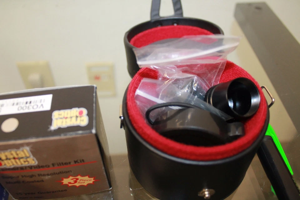 Bundle 6 items Crystal Optics 27mm Multi Coated Photo/Video w/ extras (details) - Image 2 of 3